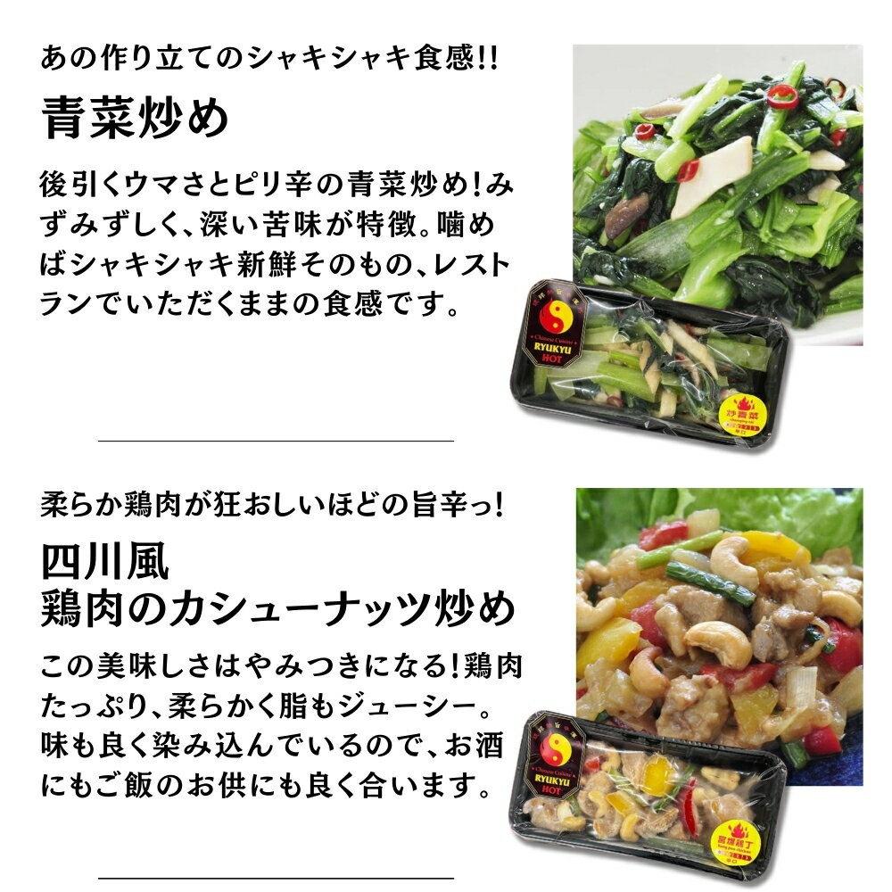 【ふるさと納税】普龍通冷凍本格旨辛中華料理　琉球ホット（冷凍品） ＜6個入り＞【アンリッシュ食品工業】