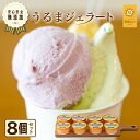 【ふるさと納税】うるまジェラート 8個セット 天然素材 無添加 沖縄 うるま市 やさしい 安心 ジェラート スィーツ