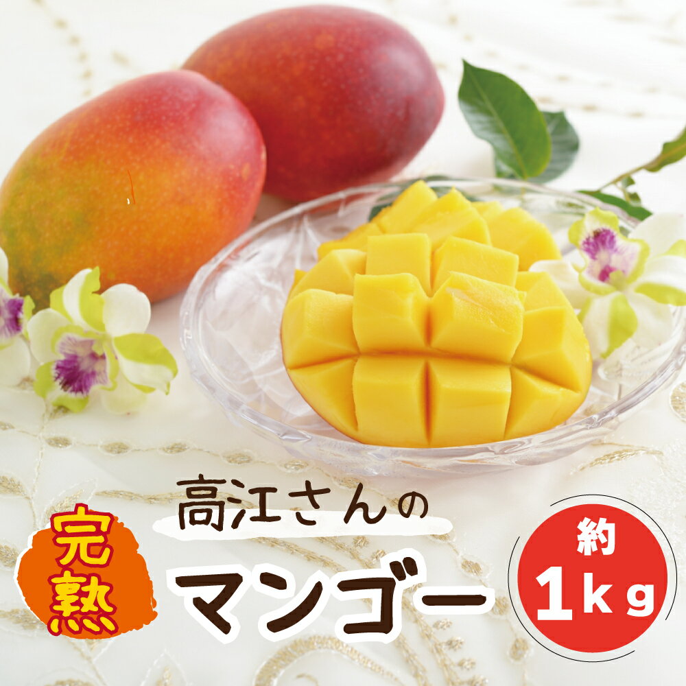 高江さんの完熟マンゴー 約1Kg[2025年発送]