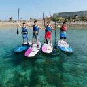 【ふるさと納税】美ら島海道を冒険しよう！初心者大歓迎！初めてのSUP体験！【4名様】マリン　レジャー　沖縄　海　うるま市　サップ　初心者　SUP　夏