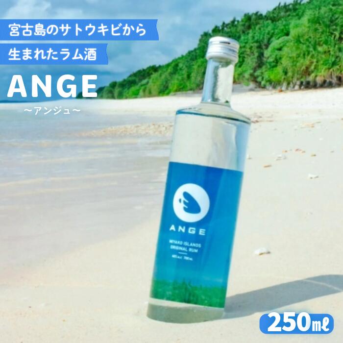 【ふるさと納税】宮古島のサトウキビから生まれたラム酒「ANGE(アンジュ)」250ml (DT02)