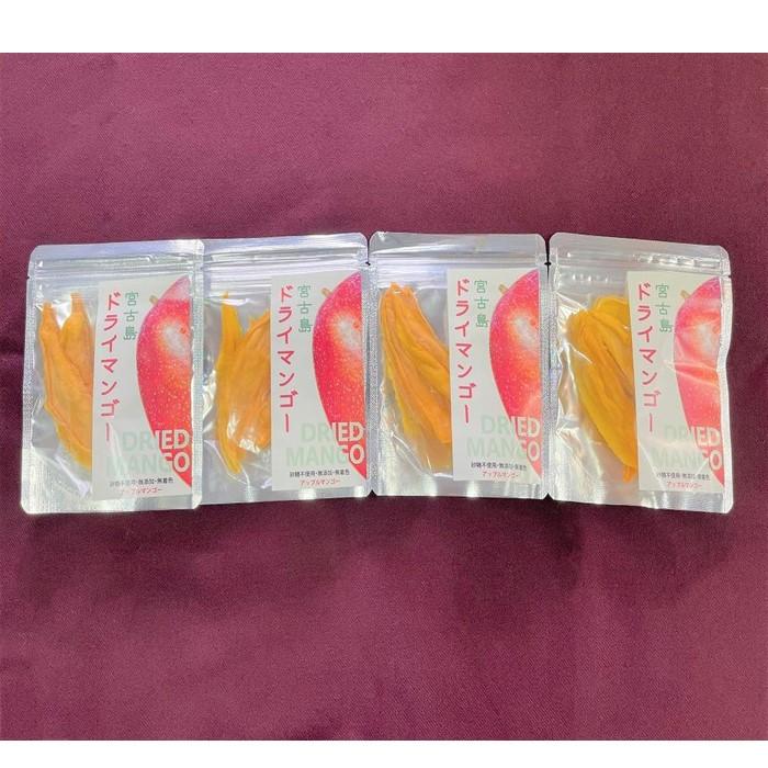 【ふるさと納税】宮古島ドライマンゴー （4袋入り） | 添加物不使用 アップルマンゴー 無添加 加工品 ドライフルーツ マンゴー ご当地 人気 おすすめ 沖縄 宮古島(HM03)のサムネイル