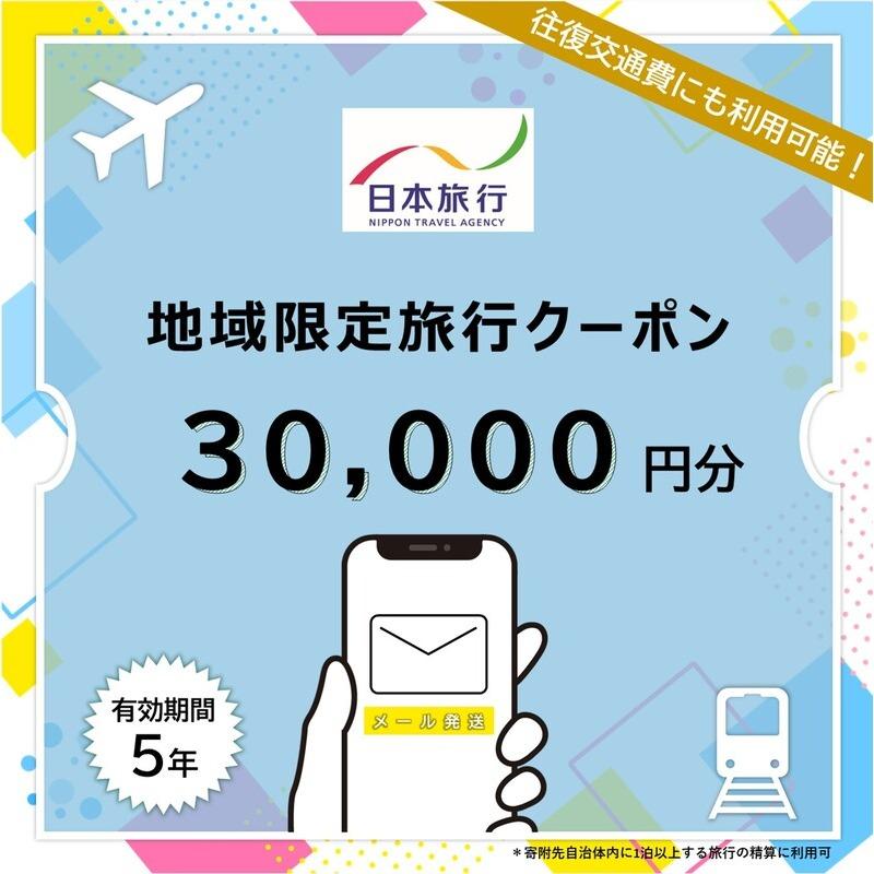 【ふるさと納税】沖縄県宮古島市 日本旅行 地域限定旅行クーポン30,000円分（Eメール発行）（JT012）｜トラベルクーポン 納税チケット 旅行 宿泊券 ホテル 観光 旅行 旅行券 交通費 体験 宿泊 夏休み 冬休み 家族旅行 ひとり旅 カップル 夫婦 親子 沖縄旅行