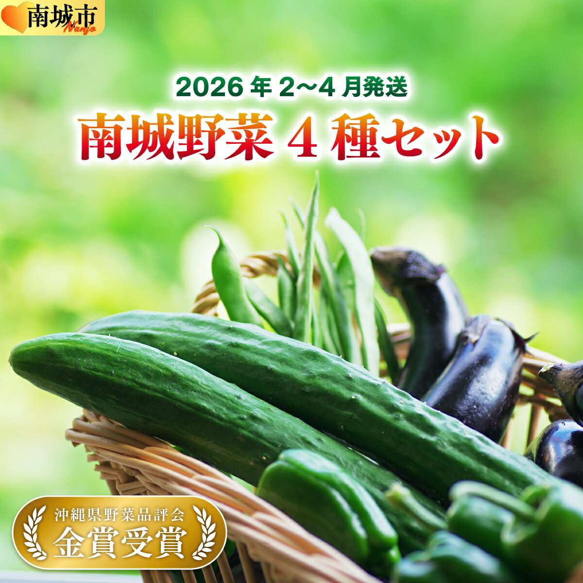 [先行予約]若手農家が作る南城野菜セット