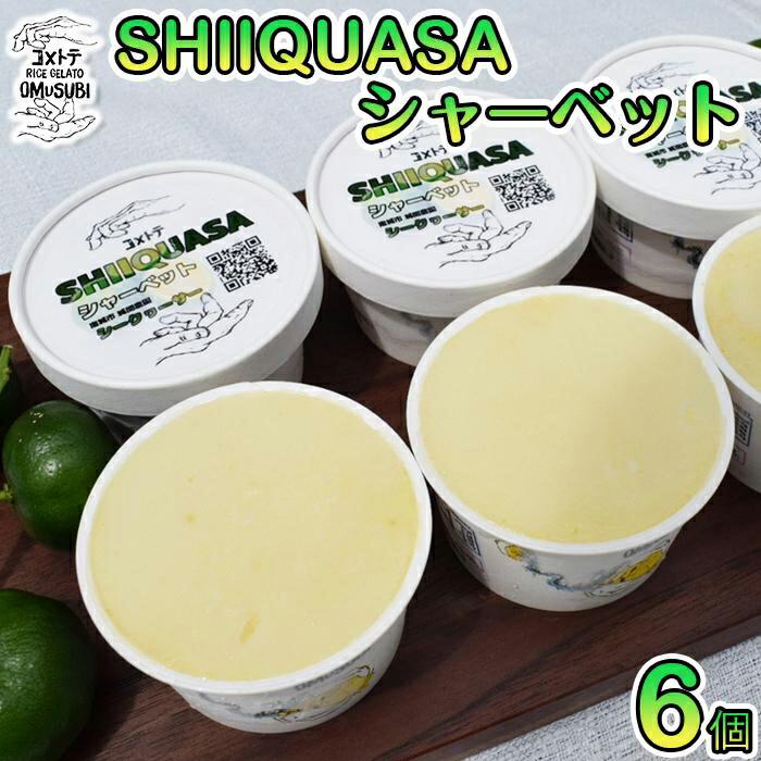 58位! 口コミ数「0件」評価「0」SHIIQUASA シャーベット | シークヮーサー 6個 詰め合わせ アイスクリーム スイーツ 洋菓子 フルーツ ギフト デザート