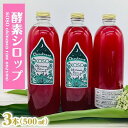 【ふるさと納税】【ファスティング用】KOSO okinawa fasting raw enzyme　酵素シロップ　500ml×3本