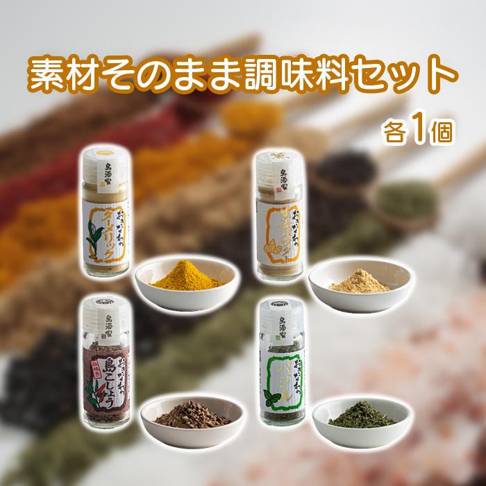 素材そのまま調味料セット