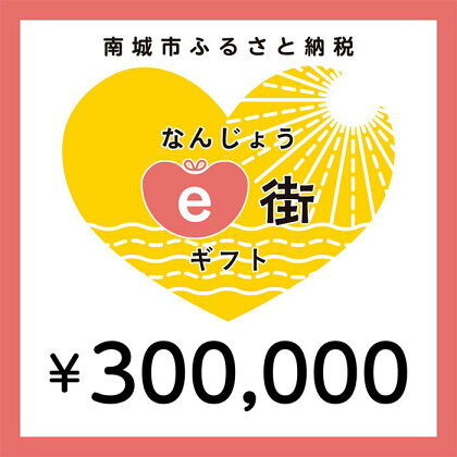 電子商品券 なんじょうe街ギフト（300,000円分）