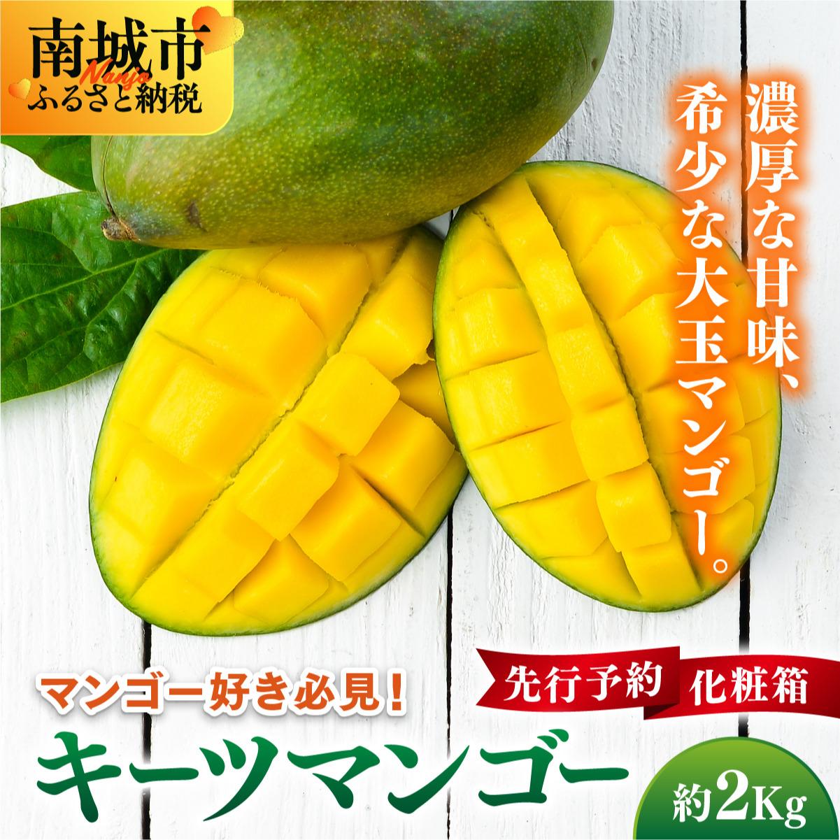 [先行予約]マンゴー好き必見!キーツマンゴー 約2kg 化粧箱
