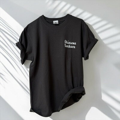 【ふるさと納税】やんばるの自然を纏う オリジナルデザインTシャツ(ブラック/Lサイズ)【1732933】