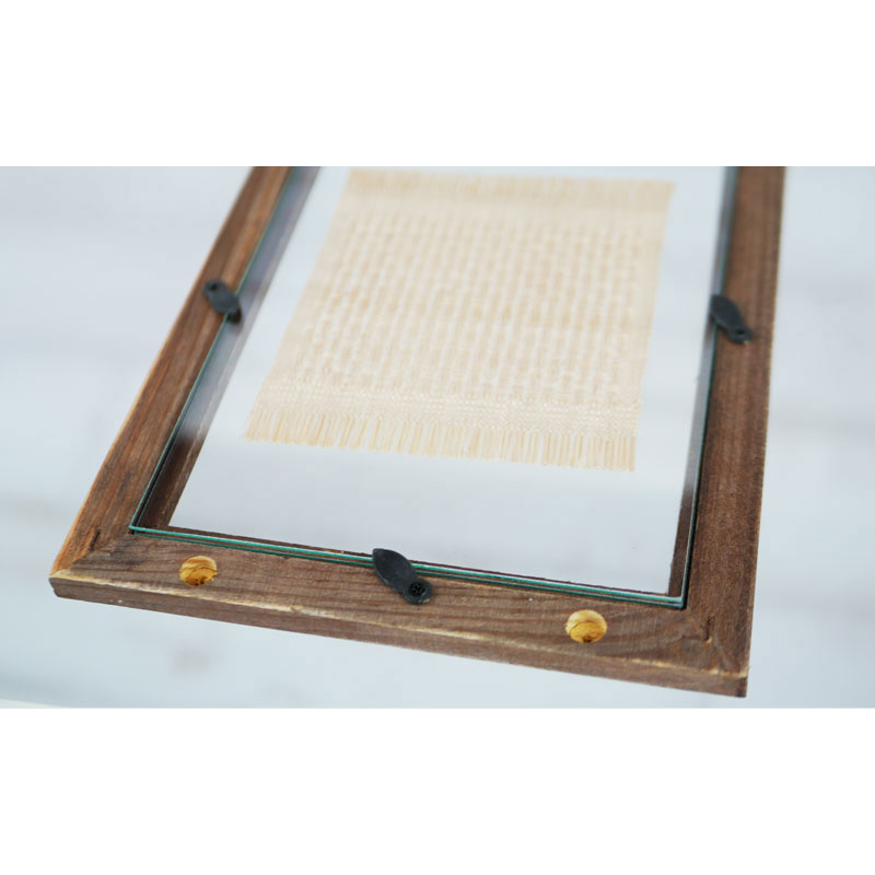 【ふるさと納税】【芭蕉布工房うるく】芭蕉布額装（無地）