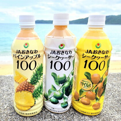 【無添加・果汁100％】3種類セット（500ml×3本）