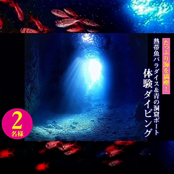 7位! 口コミ数「0件」評価「0」たっぷり海を満喫！熱帯魚パラダイス＆青の洞窟ボート体験ダイビング2名様