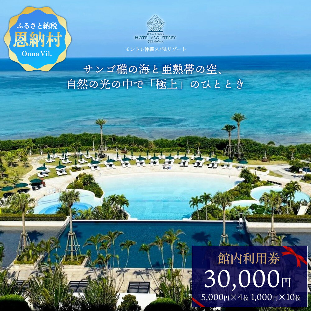 【ふるさと納税】ホテルモントレ沖縄 館内利用券 30000円