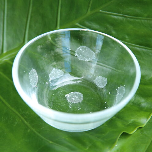[琉球ガラス工房雫]水玉小鉢1個