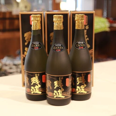【ふるさと納税】【比嘉酒造】残波43度1ケース＜720ml x 6本＞ 〇 泡盛 お酒 箱入り 業務用 沖縄 読谷村