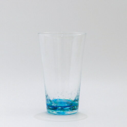 [RYUKYU GLASS WORKS 海風]オキナワオーシャン ハイボールグラス 〇 沖縄 読谷村 スリム 琉球ガラス 青い海 蒼 碧 藍 ブルー コバルトブルー 人気 キレイ プレゼントに ギフトに サワー 手作り 地場産品 オススメ 伝統工芸品