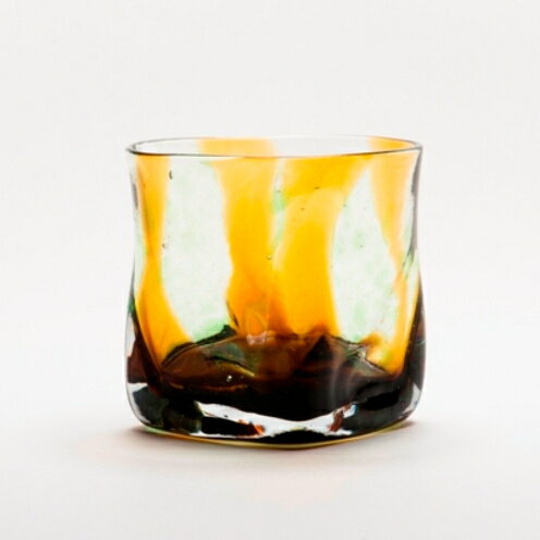 [RYUKYU GLASS WORKS 海風]ロックグラス(ガジュマル)