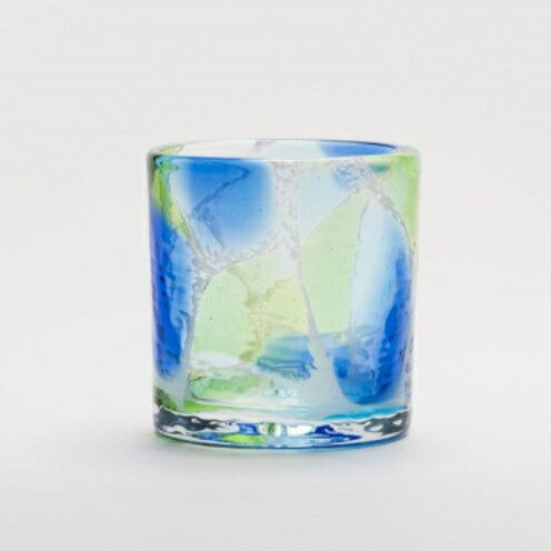 [RYUKYU GLASS WORKS 海風]ロックグラス「海想」