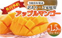 【ふるさと納税】期間限定予約【訳あり・ご自宅用】アップルマンゴー(約1.5kg)【2026年発送】