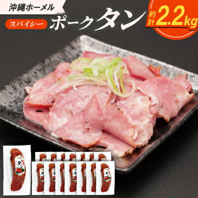 【ふるさと納税】沖縄ホーメル スパイシーポークタン 計2250g(150g×15本)【配送不可地域：離島】【1686505】