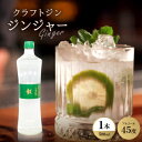 【ふるさと納税】クラフトジン ジンジャー1本【1501021】