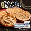 【ふるさと納税】こわれ塩せんべい 塩味(5枚×20袋入り)【1506705】