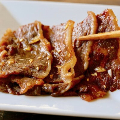 【ふるさと納税】リブロース 沖縄のBBQ用 味付け牛肉(甘タレ)2kg【配送不可地域:離島】【1571198】