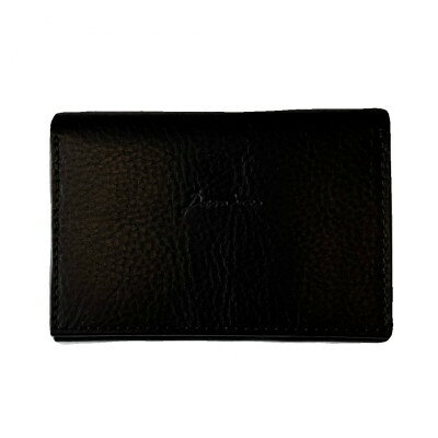 【ふるさと納税】Pata card case 薄型レザーカードケース ブラック【1774104】