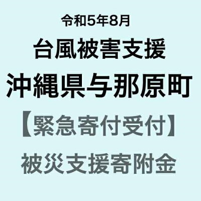 楽天ふるさと納税　【ふるさと納税】【令和5年8月台風災害支援緊急寄附受付】沖縄県与那原町災害応援寄附金（返礼品はありません）