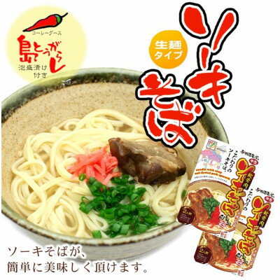 9位! 口コミ数「0件」評価「0」ソーキそば2食セット×2箱【1383824】