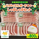 【ふるさと納税】【ギフト・贈答】パイナップルポークあぐーしゃぶしゃぶセット(3〜4人前)【配送不可地域:離島】【1386180】