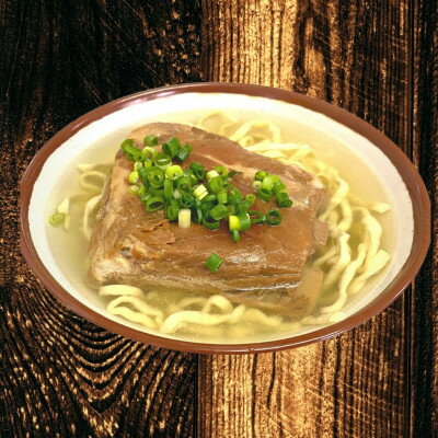 【ふるさと納税】本ソーキそば(細麺・3食セット)沖縄そば【配送不可地域：離島】【1470995】