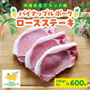 【ふるさと納税】パイナップルポークロースステーキ 100g×6枚セット【配送不可地域:離島】【1478714】