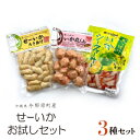 【ふるさと納税】せーいかお試し3種セット(ちきあげ・いか丸くん・さっぱりいかシークヮーサー)【配送不可地域:離島】【1550097】