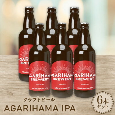 【ふるさと納税】【お歳暮・無地熨斗付き】AGARIHAMA IPA 6本セット【配送不可地域：離島】【1683901】