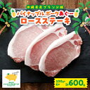 【ふるさと納税】パイナップル ポークアグー豚 の ロースステーキ 6枚セット(600g) 沖縄 の ブランド豚_ 豚肉 肉 お肉 あぐー あぐー豚 ステーキ ロ...