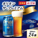 【ふるさと納税】【毎月定期便】12ヵ月定期便!オリオン ザ・プレミアム(350ml×24缶)全12回【4009595】