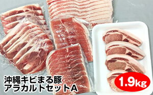 【ふるさと納税】沖縄キビまる豚　アラカルトセットA（1.9kg）
