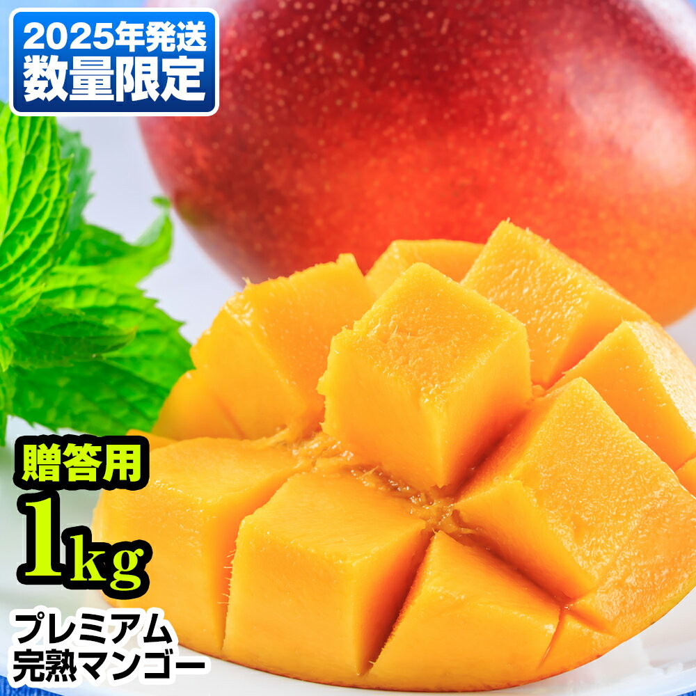 【2024年発送】数量限定！プレミアム完熟マンゴー1kg　贈答用