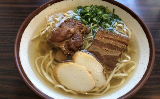 4位! 口コミ数「7件」評価「5」自家製麺　沖縄そば専門店「三枚肉とソーキそば」セット　4食入り