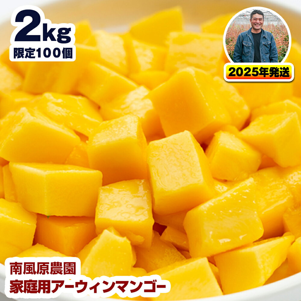 【ふるさと納税】【2025年発送】南風原農園 家庭用アーウィンマンゴー2kg