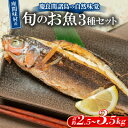 【ふるさと納税】慶良間諸島の自然味覚 旬のお魚3種セット【配送不可地域:離島】【1625450】