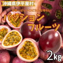【ふるさと納税】トロピカルな味わいのパッションフルーツ 2kg【配送不可地域:離島】【1618372】