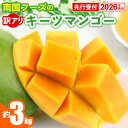 【ふるさと納税】【先行受付】【2026年発送】南国フーズのキーツマンゴー 訳あり 約3kg - 先行予約 沖縄 産地直送 南国フルーツ ご家庭用 ご自宅用 国産...