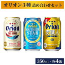【ふるさと納税】【オリオンビール】オリオン 3種詰め合わせセ