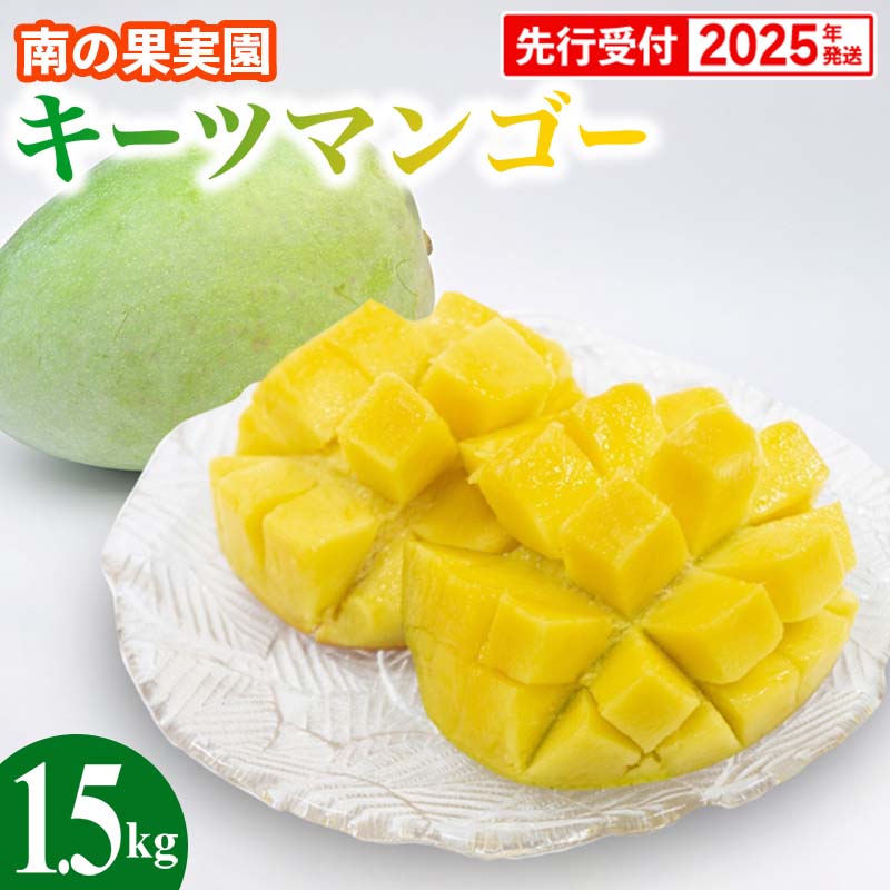 【ふるさと納税】【先行受付】【2025年発送】南の果実園 キーツマンゴー 1.5kg(2玉)