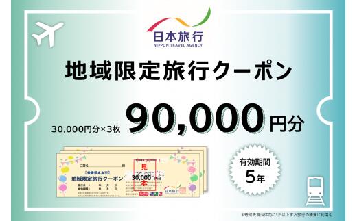 7位! 口コミ数「0件」評価「0」日本旅行　地域限定旅行クーポン【90,000円分】　【 旅行 チケット 旅行 宿泊券 】