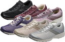 ASICS/アシックス■23.0cm■ASAVAN WALK アサバンウォーク HSL 9537 カジュアル ウォーキングシューズ ローカットスニーカー■ブラック/ピンク/ブラウン■ロゴやピンクのラインがポイント☆【中古】