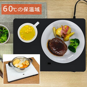 保温プレート 料理 卓上 保温器 鍋 フードウォーマー 電気プレート ホットプレート 食品保温機 温度調整 温調付きビュッフェプレート RM-208H